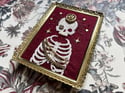 The Woman King  Embellished Skeleton Framed Embroidery