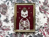 The Woman King  Embellished Skeleton Framed Embroidery