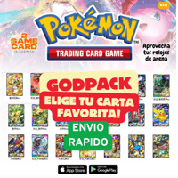 GodPack Pokemon TCG Pocket (Elige tu carta Favorita) 2 CARTAS IGUALES EN EL GODPACK MAS PROABILIDAD 