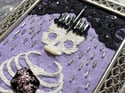 Storm Embellished Skeleton Framed Embroidery