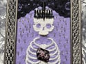 Storm Embellished Skeleton Framed Embroidery
