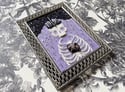 Storm Embellished Skeleton Framed Embroidery