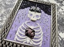 Storm Embellished Skeleton Framed Embroidery