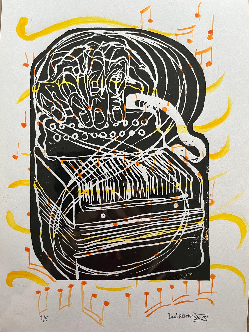 Melodeon fingers