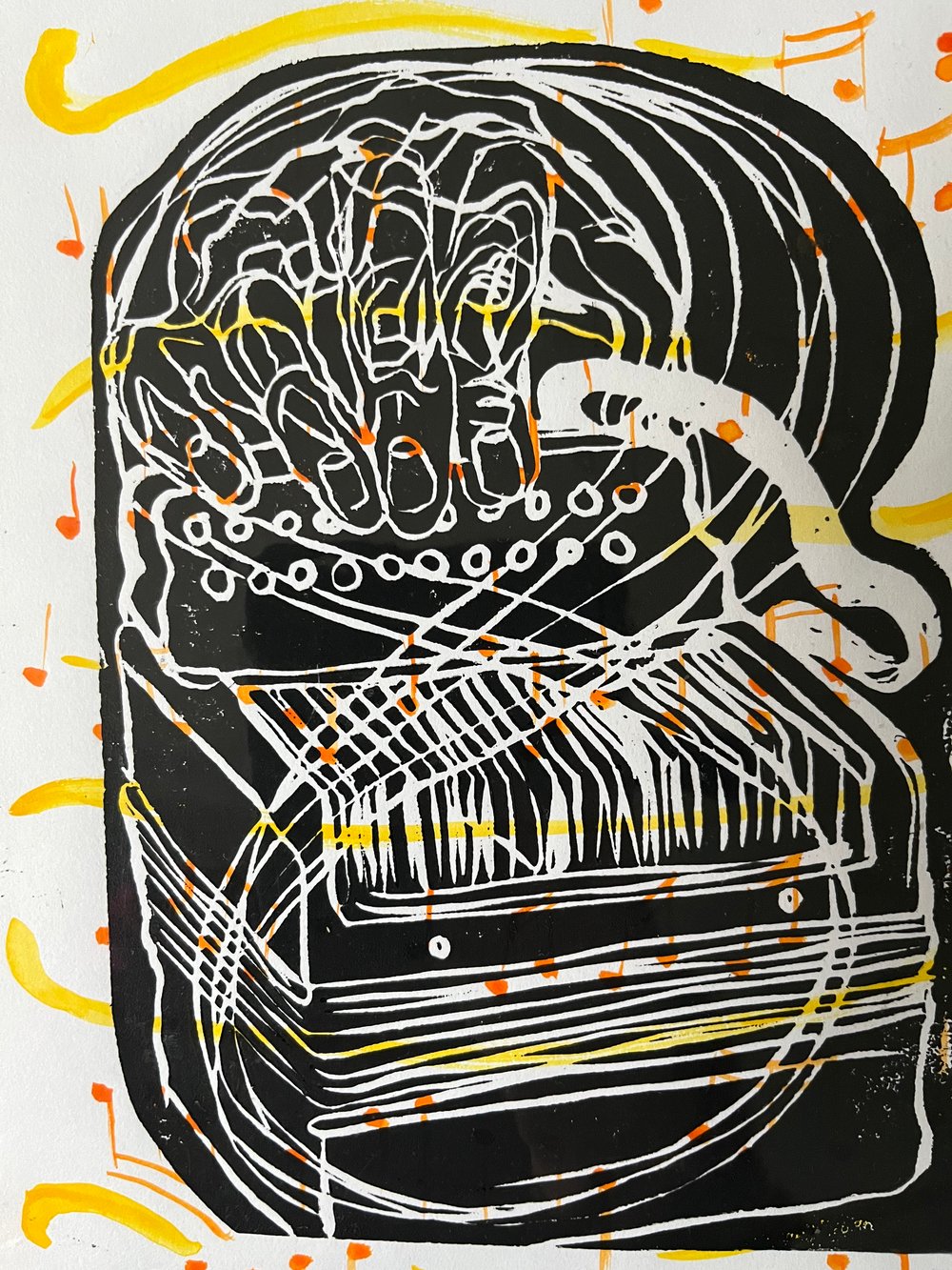 Melodeon fingers