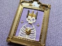The Poet King Embellished Skeleton Framed Embroidery