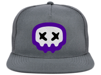 skullmelo purple vandal trucker