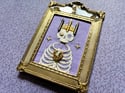 The Poet King Embellished Skeleton Framed Embroidery