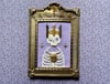 The Poet King Embellished Skeleton Framed Embroidery