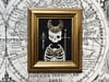 The Sword and Spear Embellished Skeleton Framed Embroidery