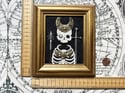 The Sword and Spear Embellished Skeleton Framed Embroidery