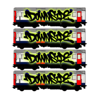 Image 5 of Downside Stickers Mix 1