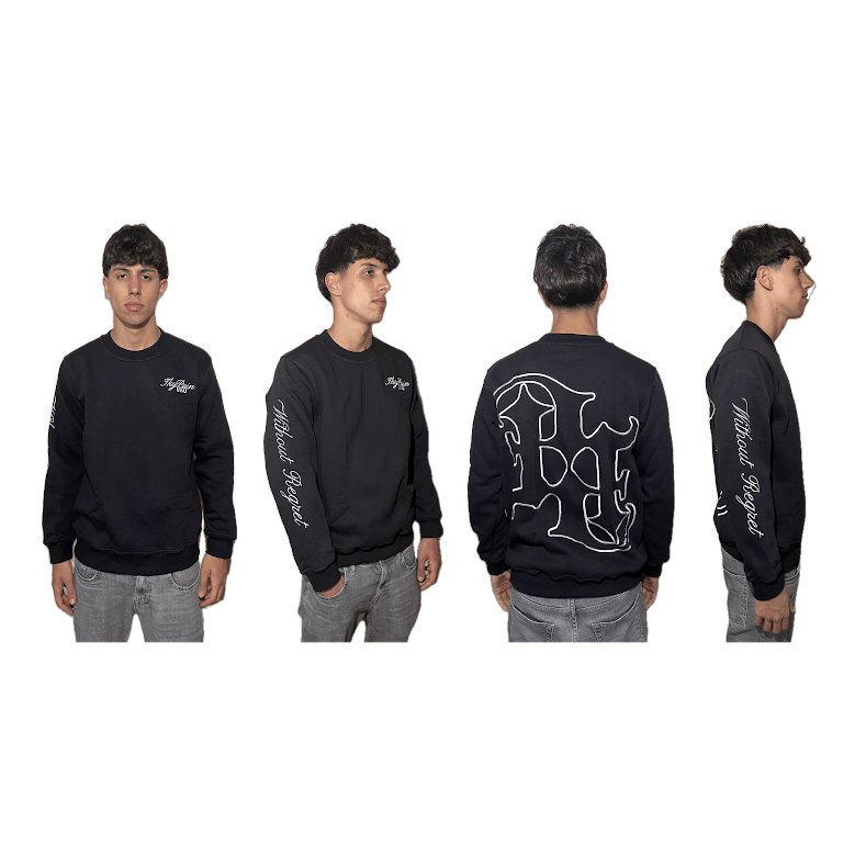 'WITHOUT REGRET' CREWNECK