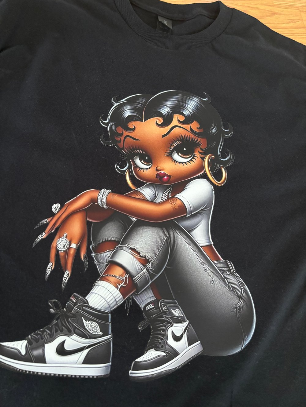 Image of Betty Boop Custom T-Shirts