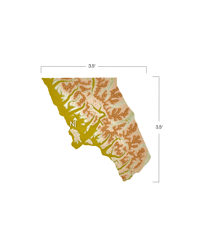 Image 5 of Glacier National Park 3D Topography Map