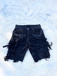Image 1 of Distressed jorts