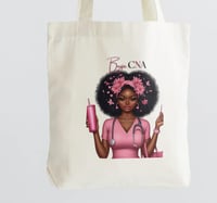 Image 1 of Boujie CNA Canvas Tote