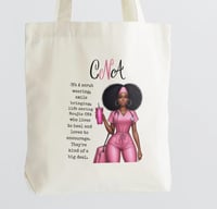 Image 1 of Quoted CNA Canvas Tote