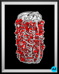 Image 1 of COCA (Black Edit) Print A2