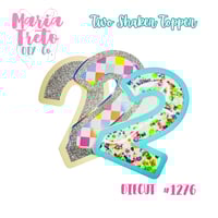 Cake Topper Number 2 - Diecut 1276
