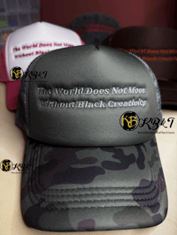 Image 7 of Black Creativity hat