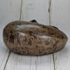 Dark 'Brindle' Sighthound Sculpture
