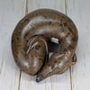 Dark 'Brindle' Sighthound Sculpture