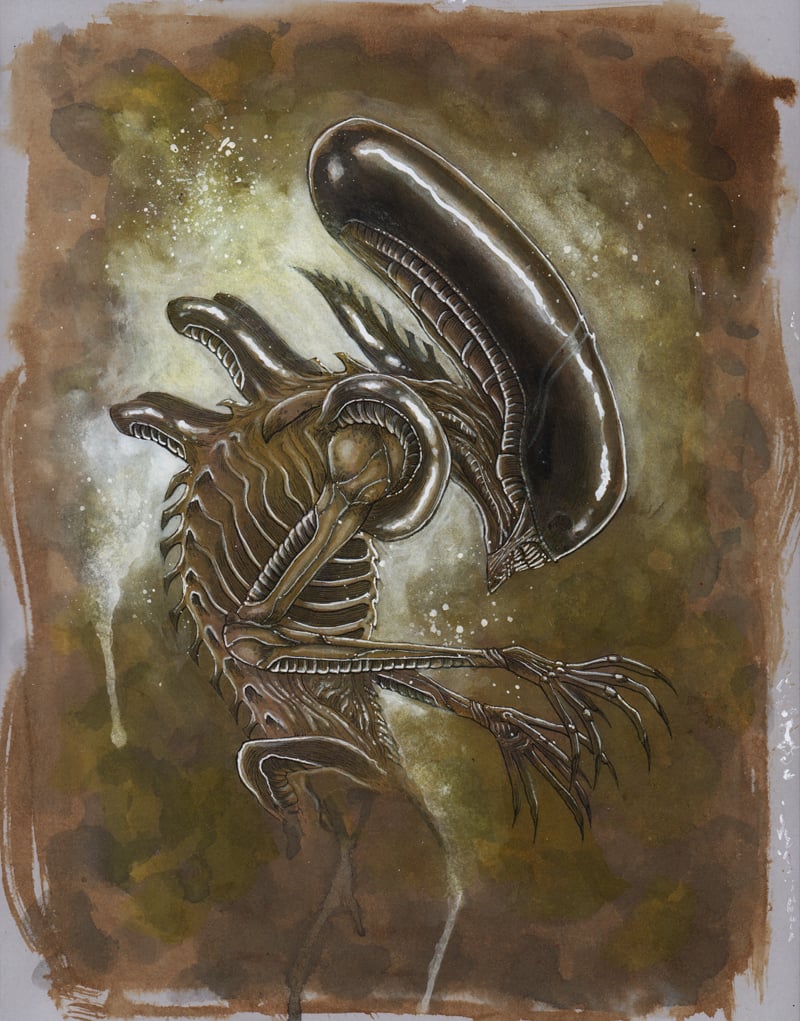 絵画 Alien Donation Alien Donation