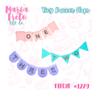 Tiny Banner Flap- Diecut 1279