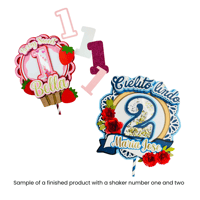 Image 1 of Small Shaker Set 1 & 2- Diecut 1274 Set of 2 