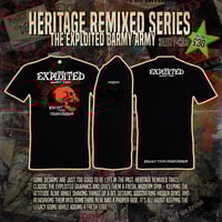 Image 1 of (3XL-5XL) HERITAGE REMIXED – Men's Round Neck T-Shirt – The Exploited Barmy Army