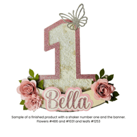 Image 1 of Cake Topper Number 1 Diecut 1277