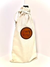 Image 1 of Custom "I Love You" Handwriting Bottle Bag