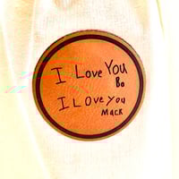 Image 3 of Custom "I Love You" Handwriting Bottle Bag