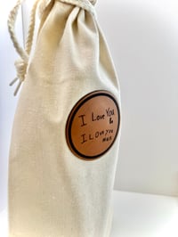 Image 2 of Custom "I Love You" Handwriting Bottle Bag