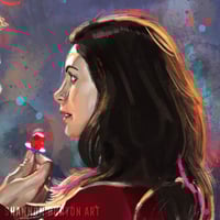 Image 2 of Your Crazy Matches My Crazy | Wade Wilson & Vanessa Painting