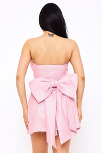 Image 5 of Athena bow mini dress
