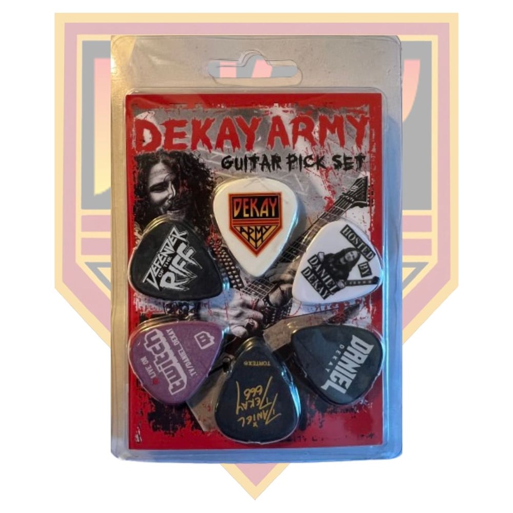 DEKAY ARMY GUITAR PICK PACK