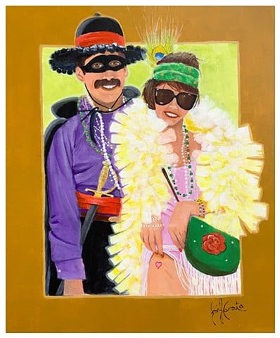 Image of GOING AS ZORRO AND ZELDA ON MARDI GRAS DAY