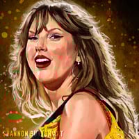 Image 2 of Debut | The Eras Tour Song Lyrics Painting