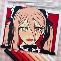 Image 1 of Original Drawing | Power | Chainsaw Man