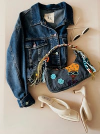 Image 5 of CHAQUETA CROP DEMIN