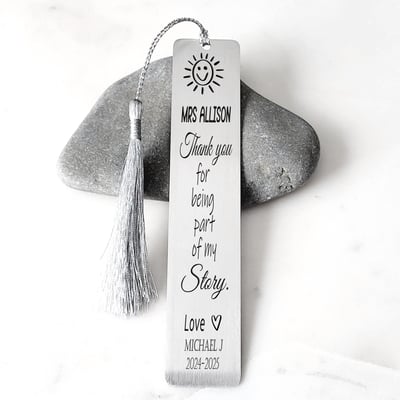 Image of Thank you for being part of my story. Teacher appreciation gift. Teacher's Day Gifts CANADA.