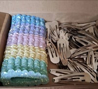 Glitter snap clip covers and snap clips