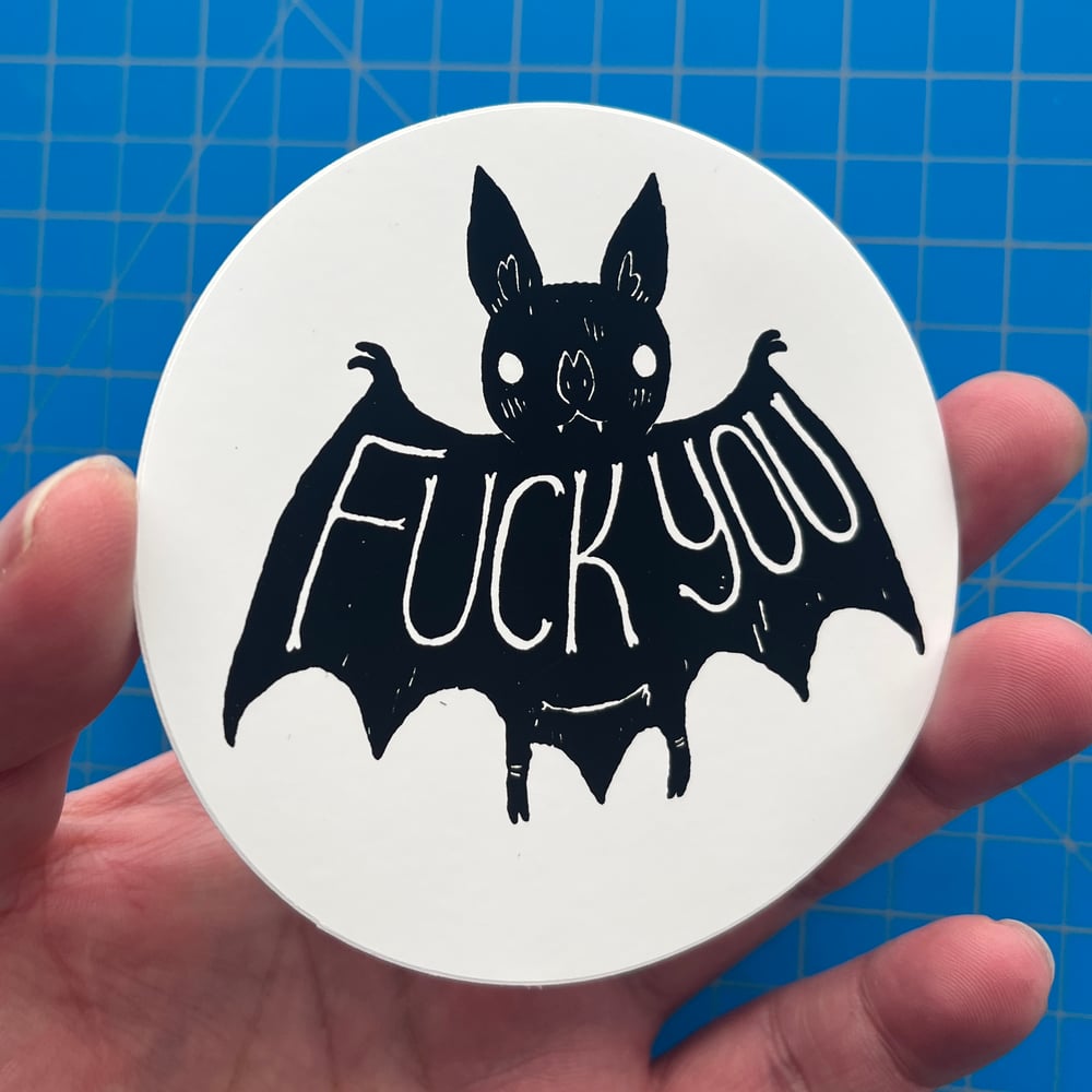 Image of Cussing Circular Stickers