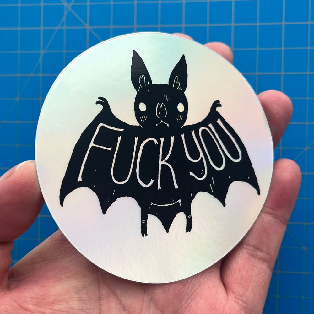 Image of Cussing Circular Stickers