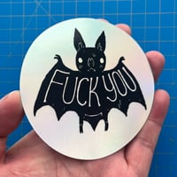 Image 5 of Cussing Circular Stickers