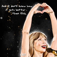 Image 4 of Fearless | The Eras Tour Song Lyrics Painting