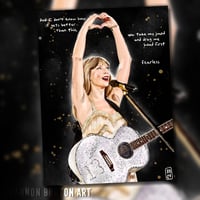 Image 6 of Fearless | The Eras Tour Song Lyrics Painting