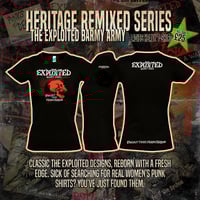 Image 1 of  HERITAGE REMIXED – Women's Classic Fit T-Shirt – The Exploited Barmy Army